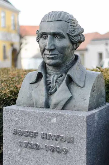 Busto de Joseph Haydn en Hainburg