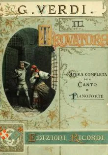 Portada de una edición de 'Il trovatore'