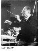 Recuerdo discográfico de Karl Böhm                                                                         