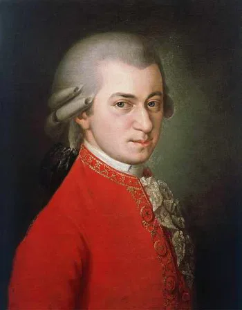 Retrato póstumo de Wolfgang Amadeus Mozart (Barbara Krafft, 1819)