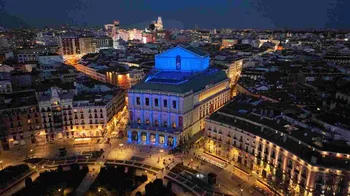 Vista aérea del Teatro Real de Madrid