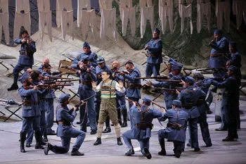 Donizetti, La fille du régiment. Regie de Pelly