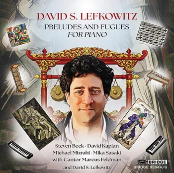 Portada de «Preludes and Fugues for Piano» de David S. Lefkowitz