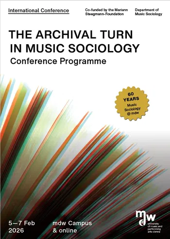 Cartel de The Archival Turn in Music Sociology