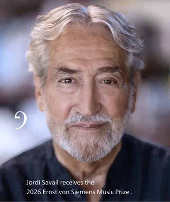 Jordi Savall recibe el Premio Ernst von Siemens de Música 2026