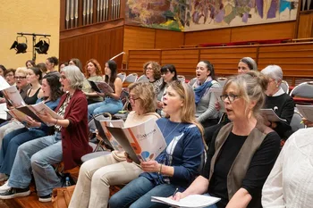 Ensayos de «Abestu Euskadiko Orkestrarekin» en Miramon