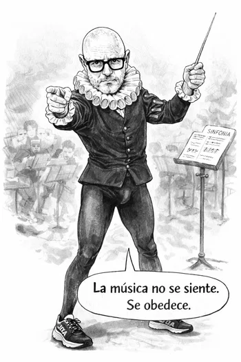 Hamlet moderno con zapatillas Hoka © 2026 by Vicente Salvá