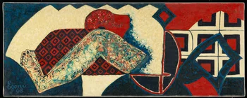 Uzo Egonu, Mujeres luchando © 1968 by The estate of Uzo Egonu, Tate