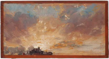 John Constable, A Vivid Sunset (1820). Colección privada © 2026 by Tate Britain