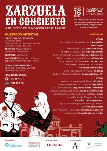 Cartel del concierto