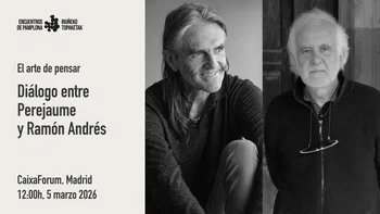 Perejaume y Ramón Andrés dialogan en Madrid sobre el papel del arte ante el presente