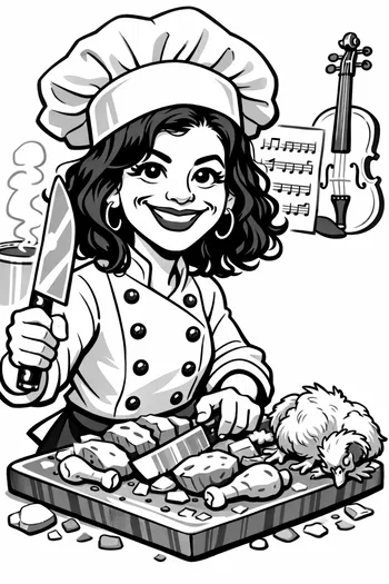 Sabela, la música y el pollo © 2026 by Vicente Salvá