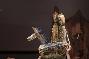 Escena de «El retablo de Maese Pedro» de Falla