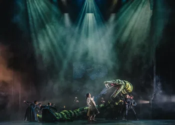 Escena de «La flauta mágica» en la Royal Opera House