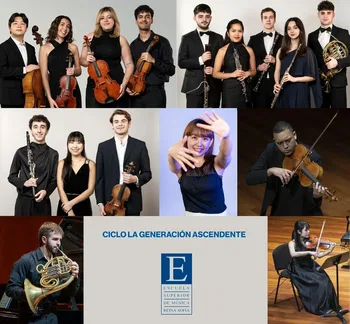 Cartel del ciclo «La generación ascendente»