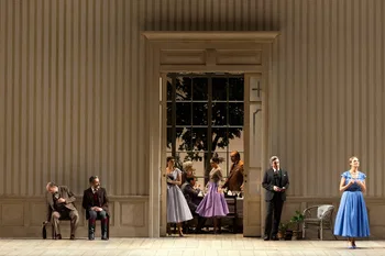 Escena de «Werther» en la Scala
