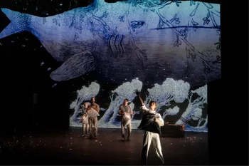 Escena de «Le murmure des songes» dirigida por Kader Attou 