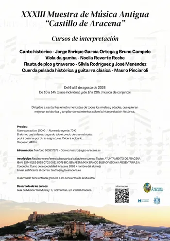 Muestra de Música Antigua de Aracena