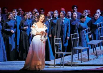 Escena de «Lucia di Lammermoor» de la Ópera Estatal de Viena