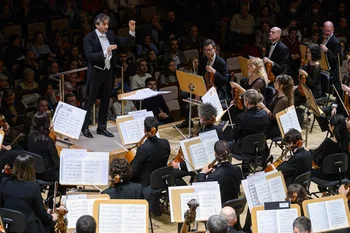 David Afkham al frente de la Orquesta Nacional de España