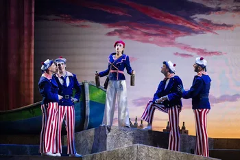 Donizetti, La fille du régiment. Regie de Hernández © 2026 by Carlos Díaz / Teatro Cervantes