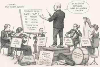La orquesta de la escasez abundante © 2026 by Vicente Salvá