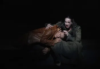 Escena de «Il trovatore» en el Teatro Real de Madrid
