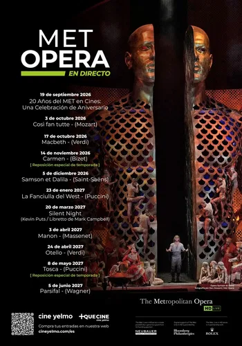 Cartel de la temporada operística de Cine Yelmo