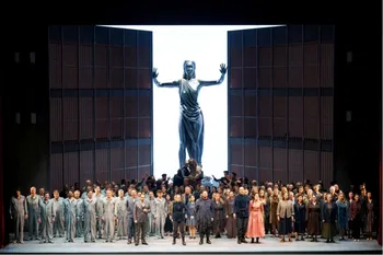 Escena «Fidelio» en la Ópera Estatal de Viena