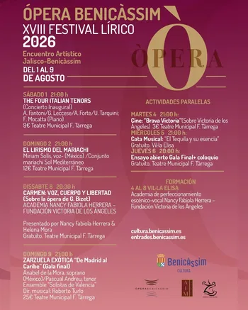 Cartel de Ópera Benicàssim 2026