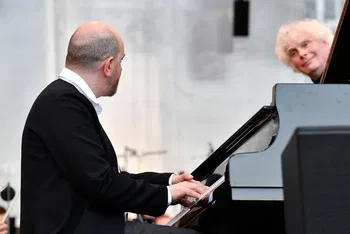 Kirill Gerstein y Simon Rattle © 2026 by Marcus Schlaf