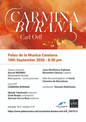 Cartel del concierto
