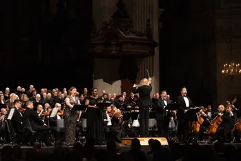 Ukrainian Freedom Orchestra,  conductor Keri-Lynn Wilson, at St Paul's Cathedral © 2026 by Frances Marshall