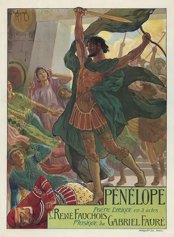 Portada de «Pénélope» (1913) de Fauré © 2026 by Georges Rochegrosse / CC
