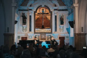 El Duo Kontrast en Marvão © 2026 by Pilvax Films / Sara Timar / Festival de Marvão