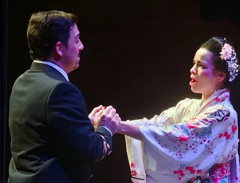 Escena de «Madama Butterfly»
