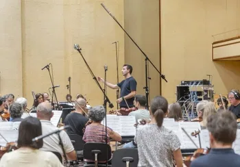 Grabación de la música de  José María Sanmartín en Miramon
