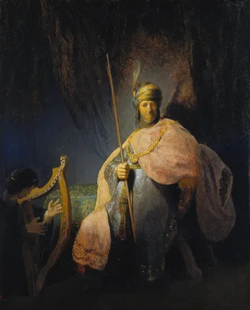 Rembrandt: David tocando el arpa ante Saul, ca. 1630 – 1631,  © 2026 by Städel Museum, Frankfurt am Main