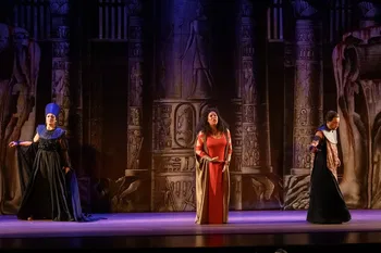 Escena de «Aida» en el Palau de la Música Catalana