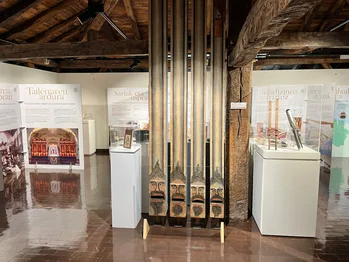 Detalle de la exposición ‘Urdaibaiko Soinuak’